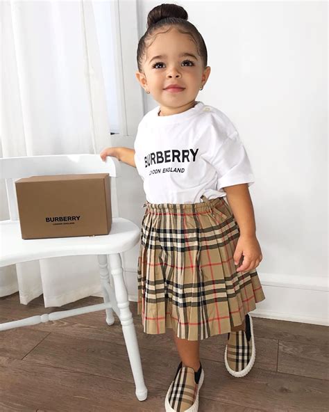 infant girl burberry shirt|burberry baby clothes newborn.